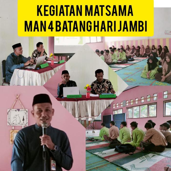 MATSAMA TAHUN PELAJARAN 2023/2024 MAN 4 BATANGHARI