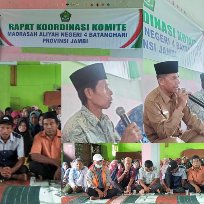 RAPAT KOORDINASI KOMITE MAN 4 BATANG HARI