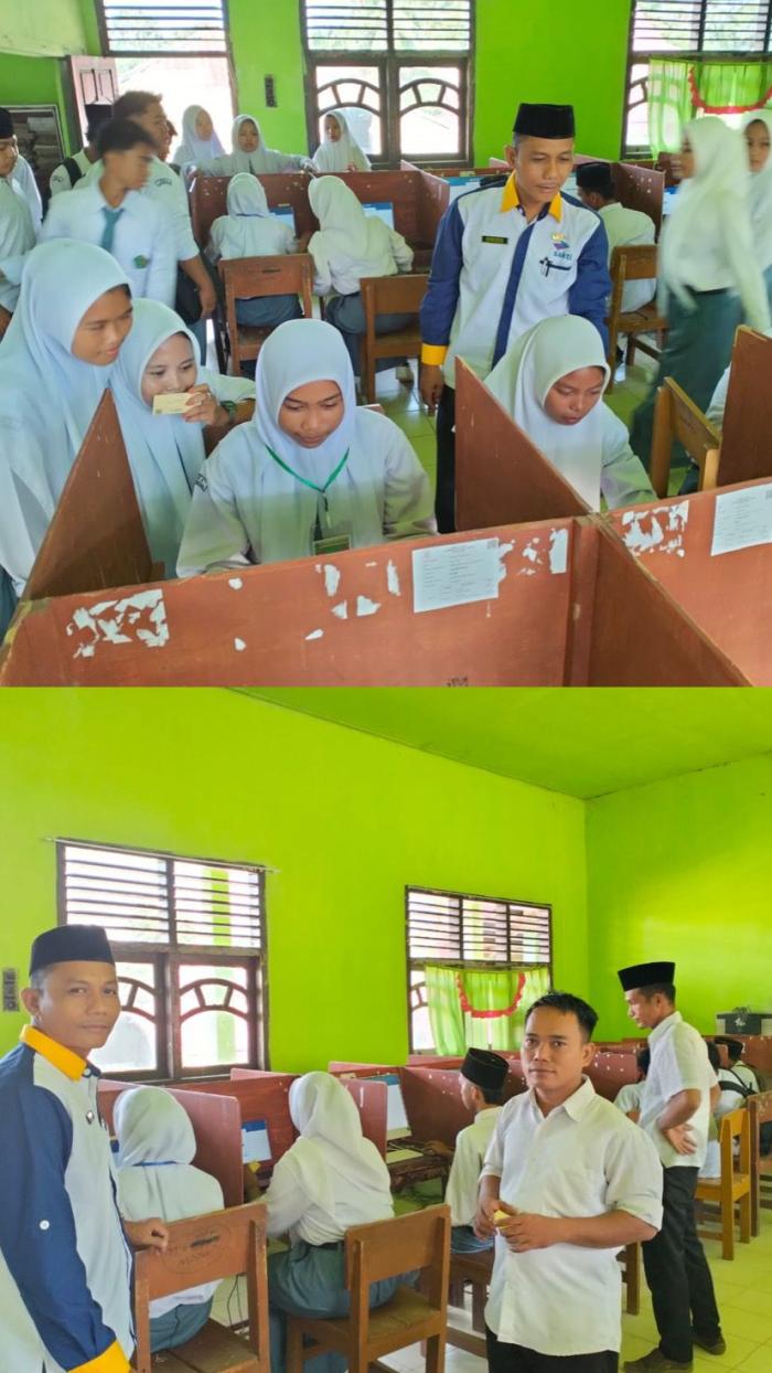 MAN 4 BATANGHARI MELAKSANAKAN SIMULASI ANBK TAHUN 2023