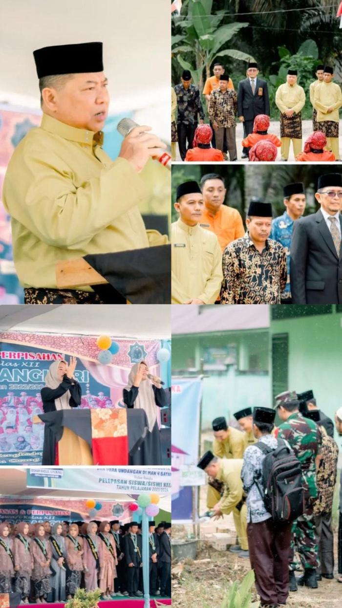 PELEPASAN DAN PERPISAHAN SISWA/I KELAS XII MAN 4 BATANGHARI ANGKATAN K13 TAHUN PELAJARAN 2023/2024