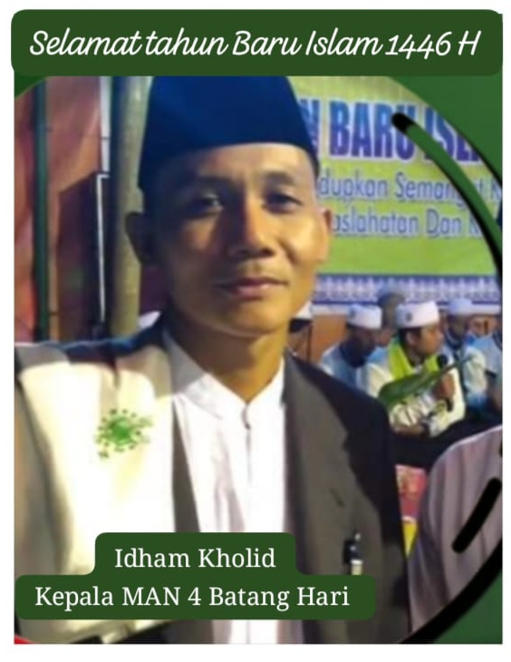 MAN 4 Batanghari mengucapkan, Selamat Tahun Baru Islam Tahun 1446 Hijriah