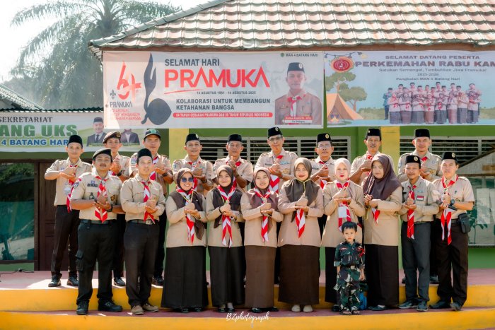 MAN 4 Batang Hari Gelar Penerimaan Tamu Ambalan 2025: Memupuk Semangat Pramuka Hebat dan Karakter Unggul