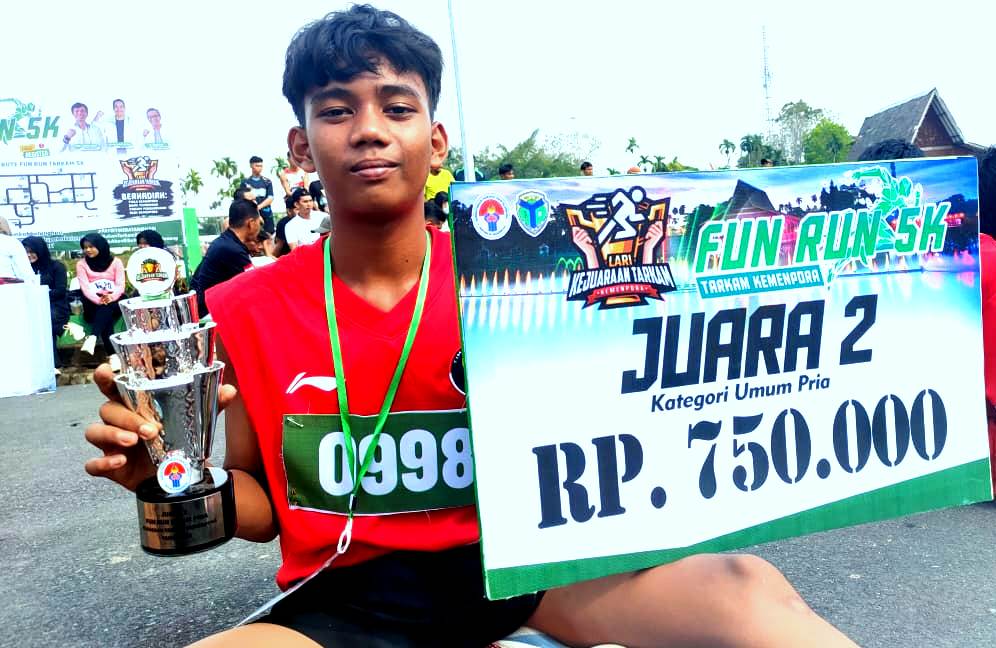 SISWA MAN 4 BATANGHARI JUARA 2 FUN RUN 5 KILOMETER TARKAM KEMENPORA RI !