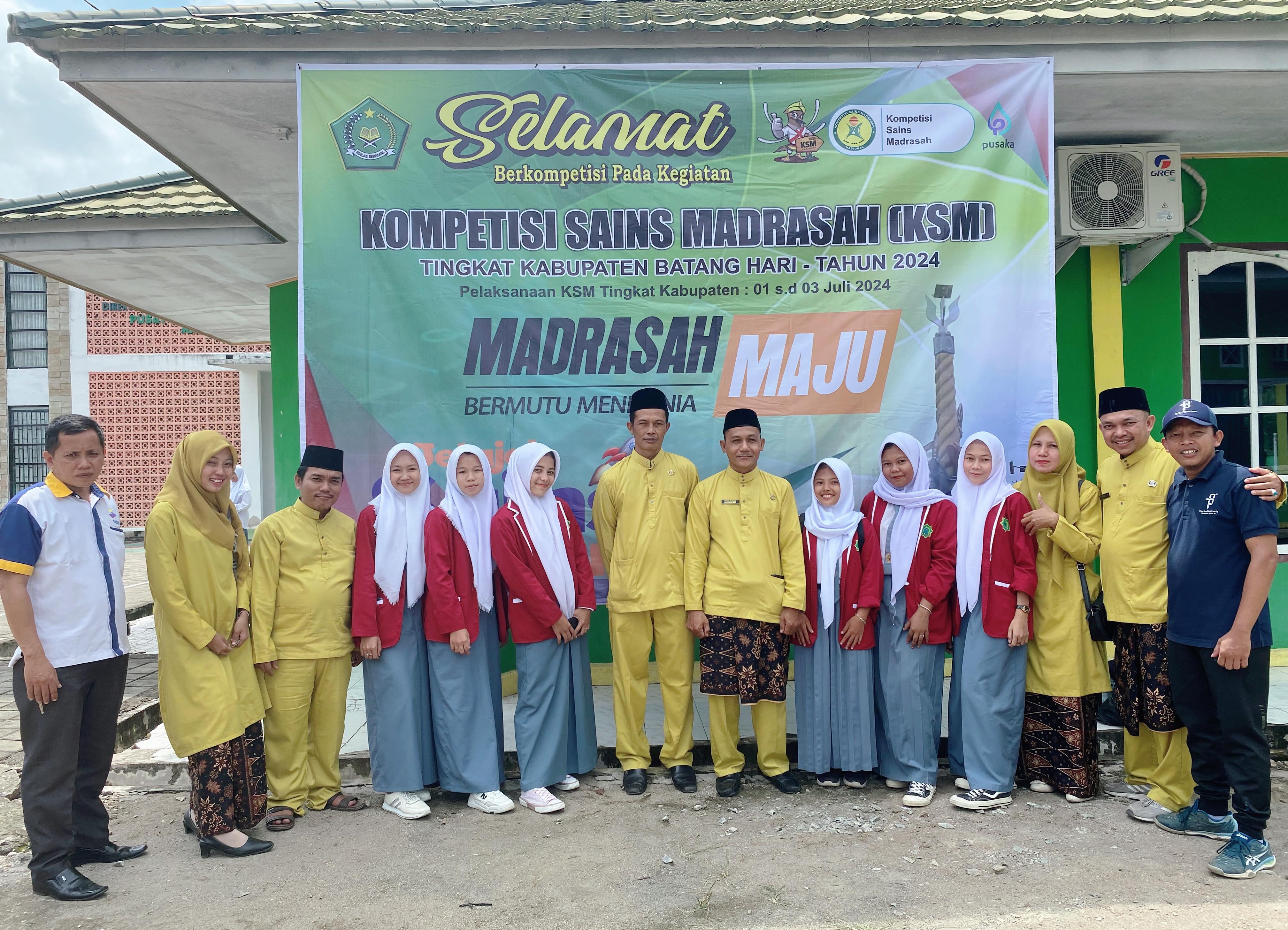 Lolos ke Provinsi ! MAN 4 Batanghari Ukir Prestasi pada ajang KSM Tingkat Kabupaten Batang Hari tahun 2024