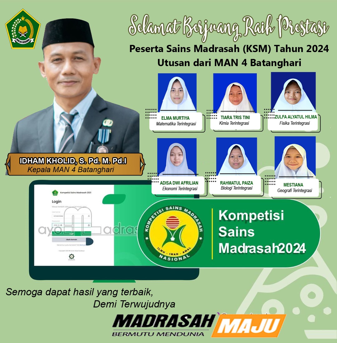 Berjalan dengan lancar ! MAN 4 Batanghari ikut melaksanakan uji coba KSM 2024. 