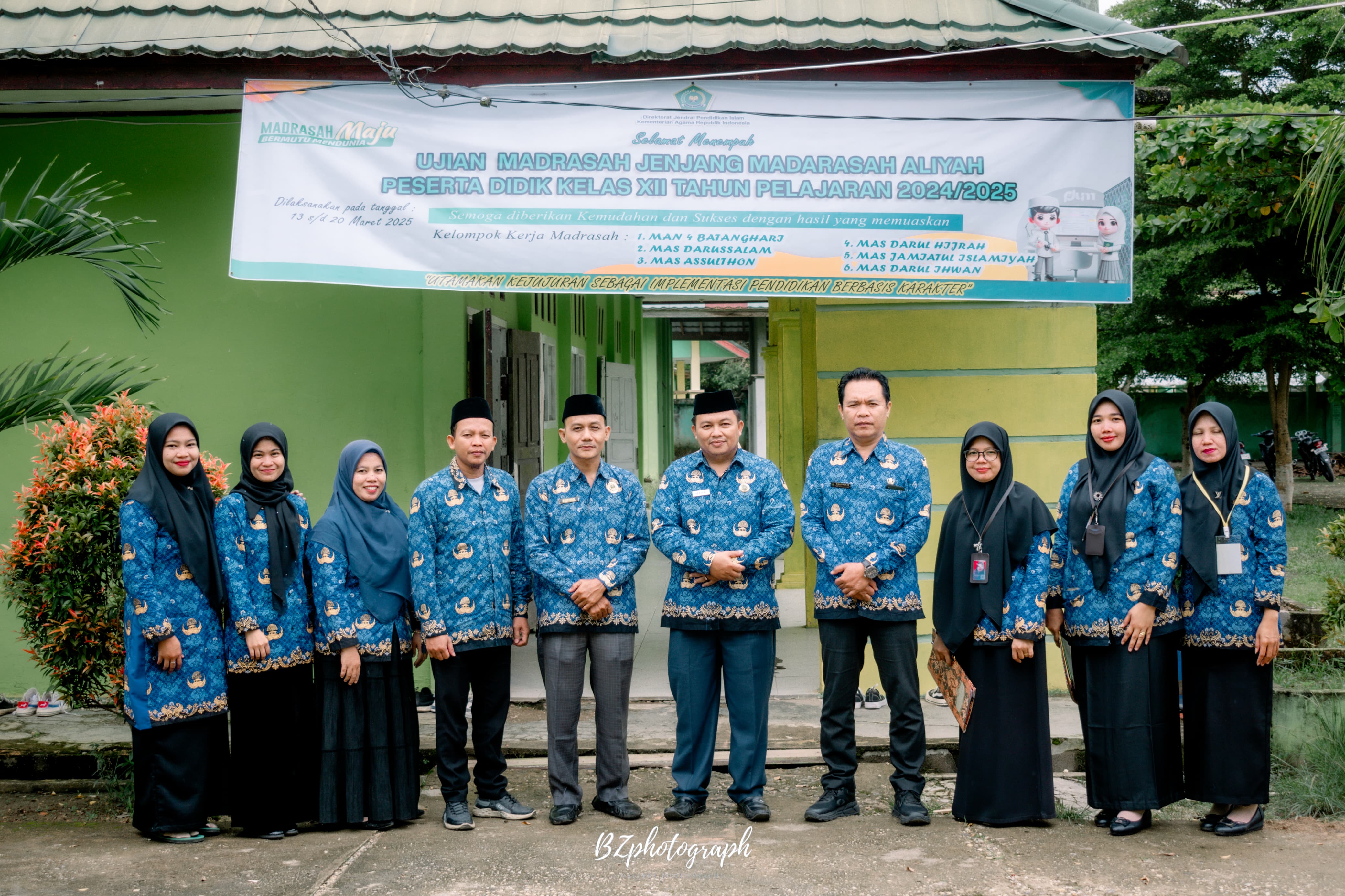 Monev Pelaksanaan Ujian Madrasah 2025 Di MAN 4 Batang Hari
